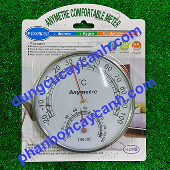 Đồng hồ đo nhiệt độ, độ ẩm trong vườn- Han Quoc